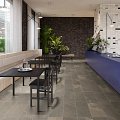 Simply Slated 2 X 2 Mosaic Matte Shadow - LVP flooring Simply Slated 2 X 2 Mosaic Matte Shadow Feature 1