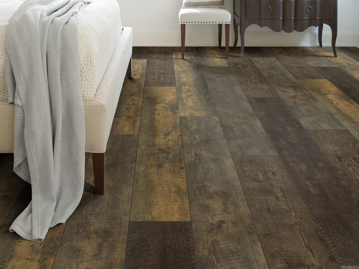 Timeless Barnbo flooring, shown in a room