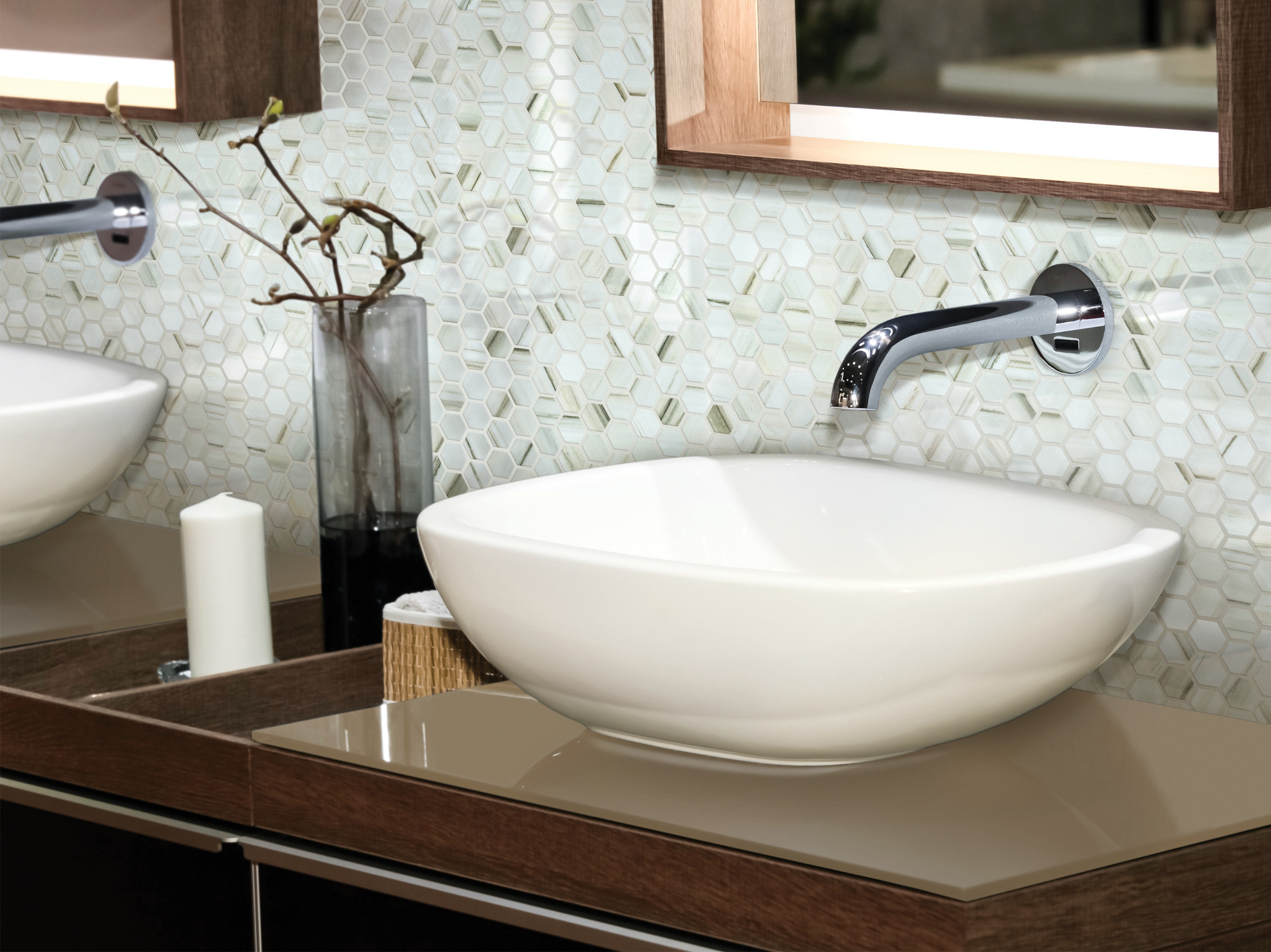 CASINO HEX MOSAIC POLISH ZEBRINO ROOM