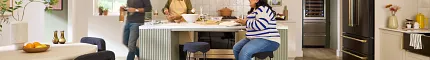 Stylish and durable vinyl flooring for contemporary kitchens Modern kitchen with Coretec Residential WPC vinyl flooring