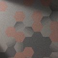 Together Hexagon TaskWorx® Tile Greige-Rosewood - LVP flooring Together Hexagon TaskWorx® Tile Greige-Rosewood Feature 1