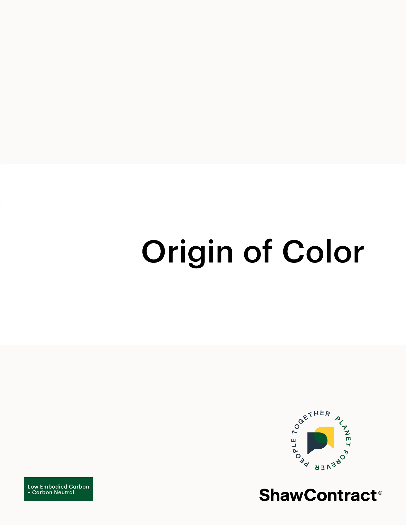 Origin of Color Digital Architect Folder