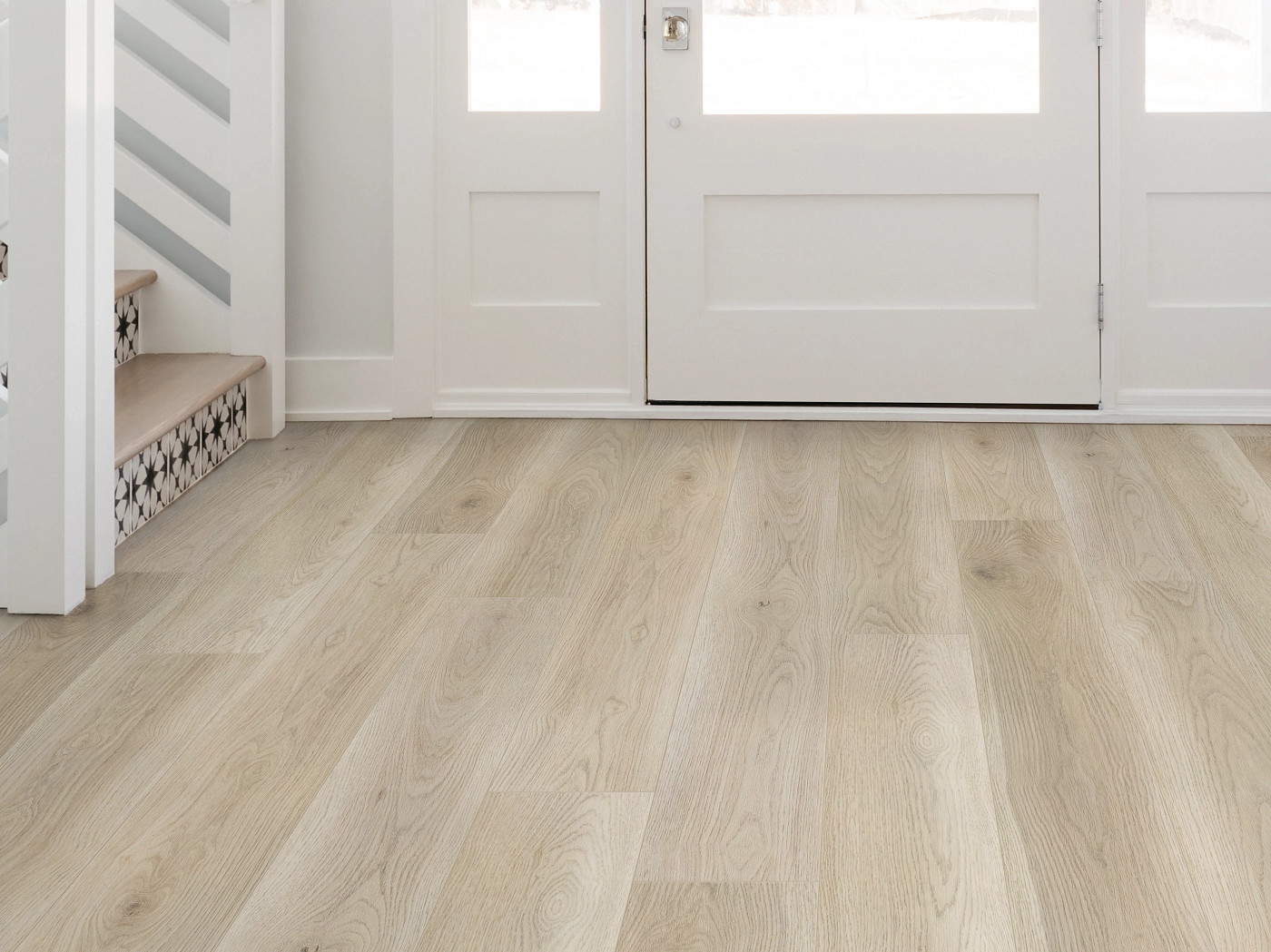 Marshmallow flooring, shown in a room