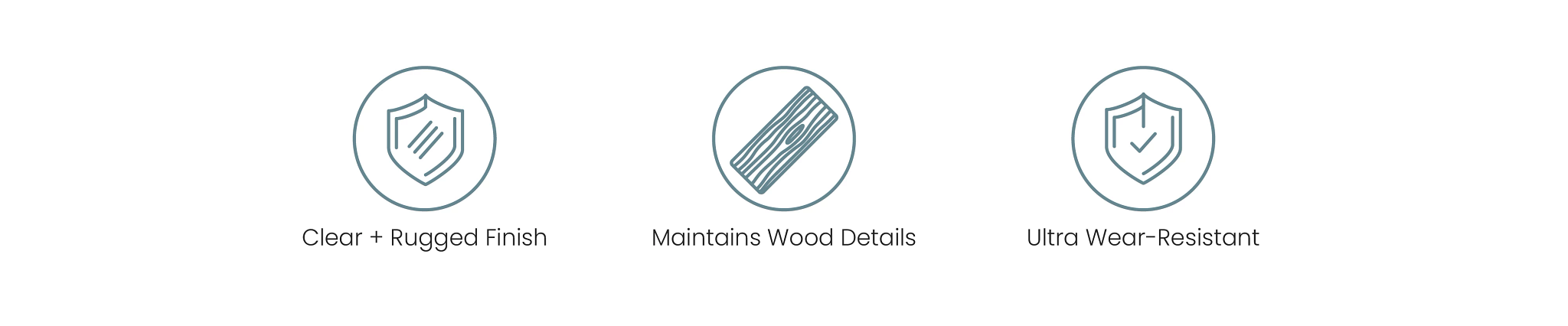 Luster-Lock Ultra Icons Covering: Clear + Rugged Finish, Maintains Wood Details, and Ultra Wear-Resistant