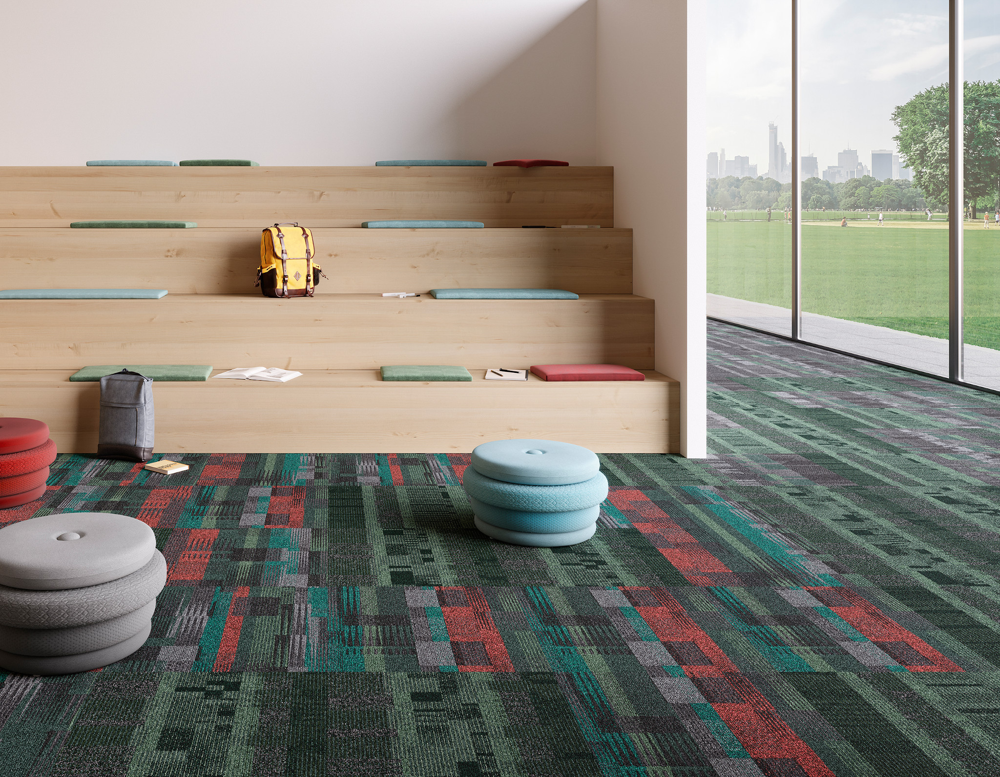 Commons Tile 5T323 Carpet Tile Commercial Flooring | ShawContract