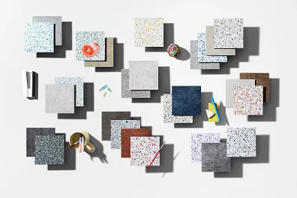 Diverse color options for modern flooring designs