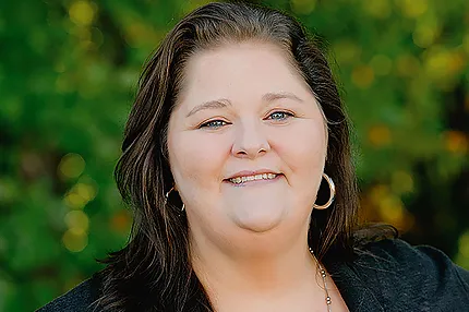 Portrait of a woman in nature with blurred face Woman in a natural outdoor setting with blurred face