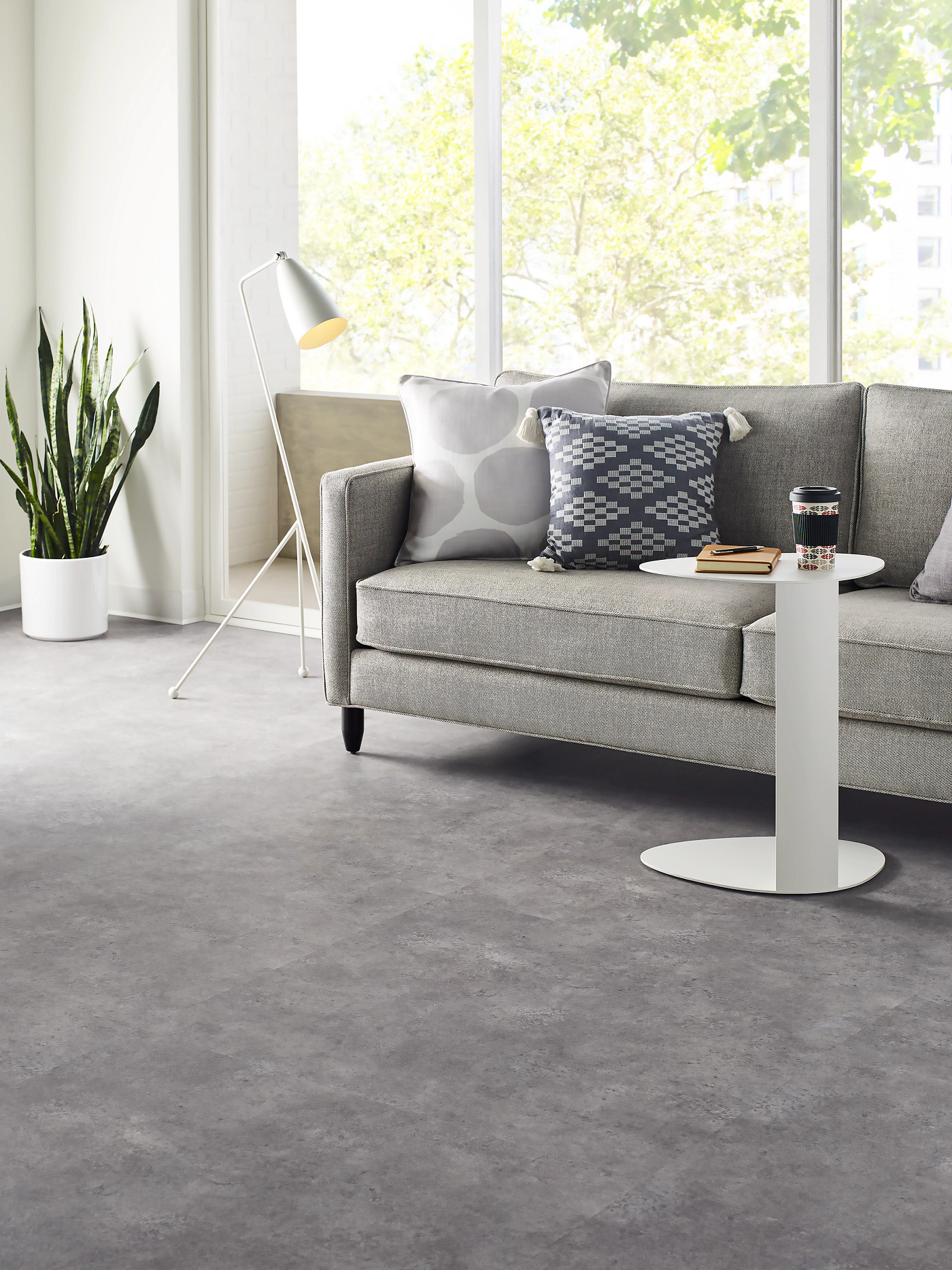 Tundra flooring, shown in a room