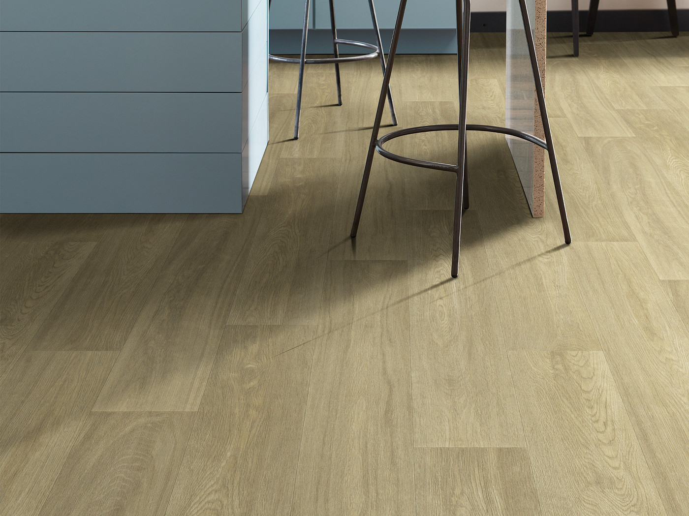 Mount Vernon flooring, shown in a room