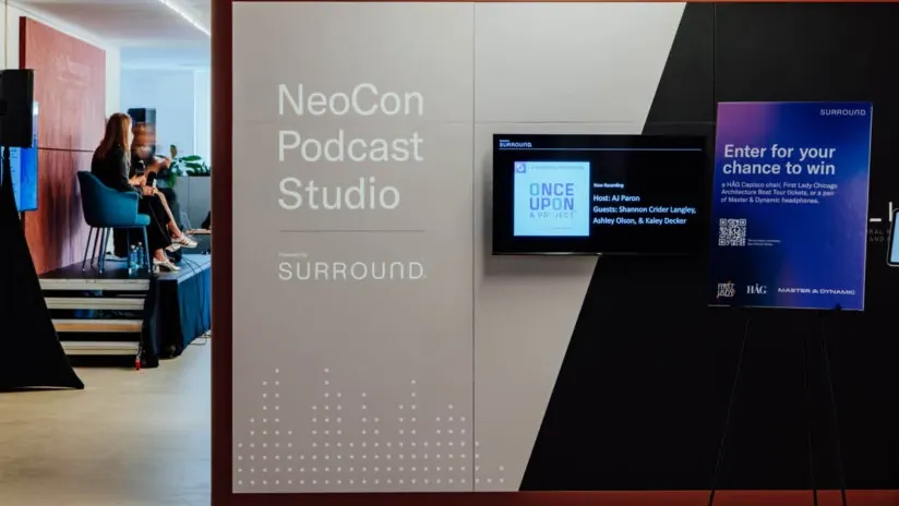 NeoCon podcast studio