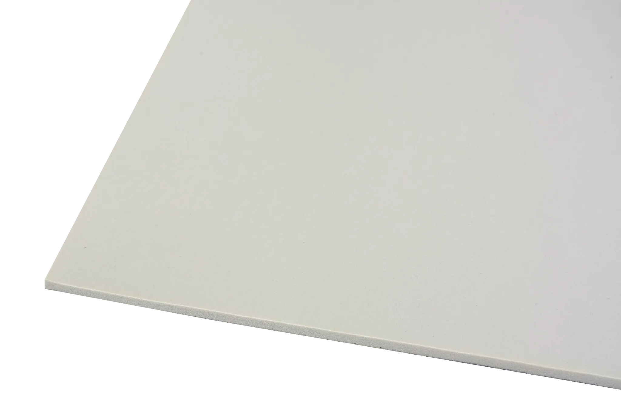 White ceramic tile flooring swatch showcasing smooth texture and durable construction