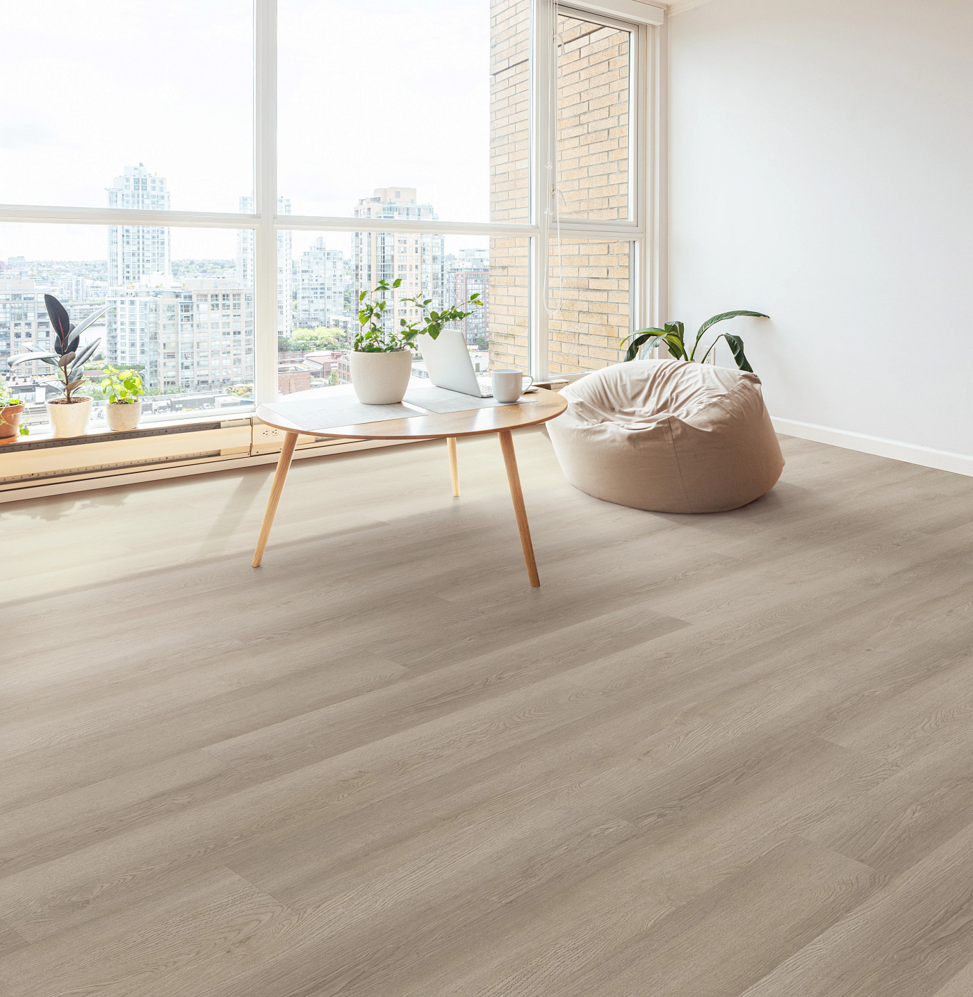 Pampas flooring, shown in a room