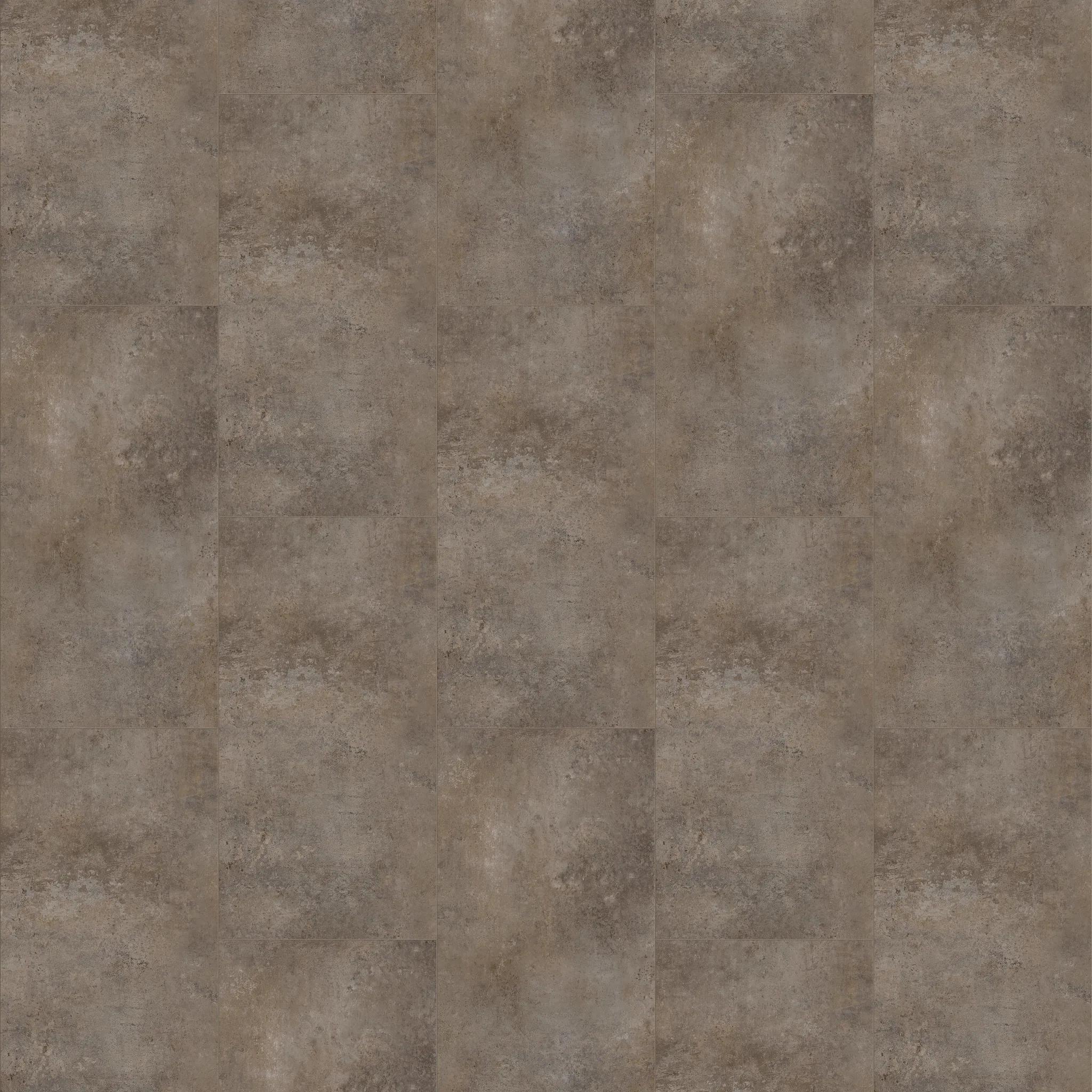 Luxury vinyl tile flooring in brown and gray tones with Sound Core technology