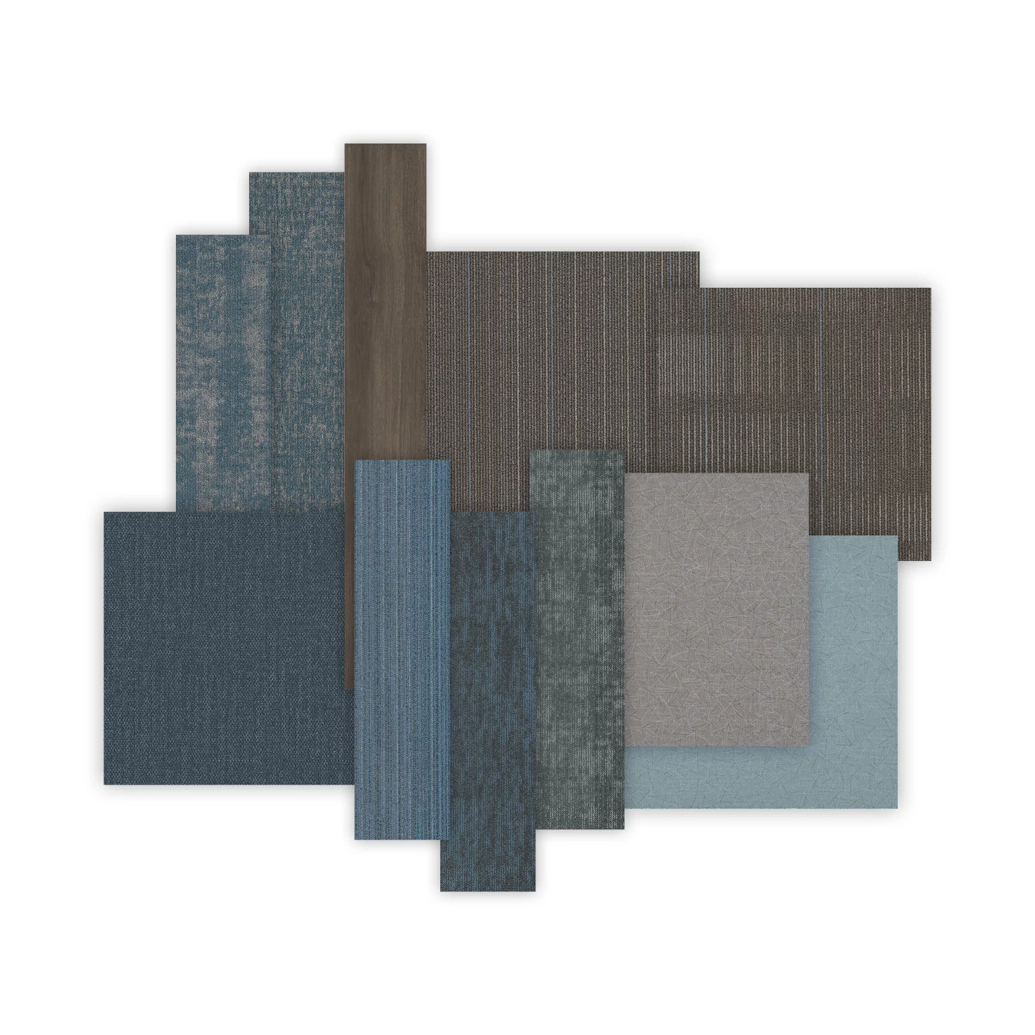 Board | Diffuse Color + Disperse Color Warm Blue | ShawContract