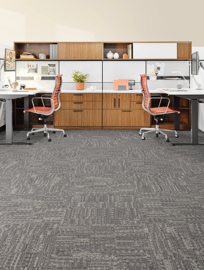 Meditate 24X24 Tile Brown - LVP flooring Meditate 24X24 Tile Brown Feature 2