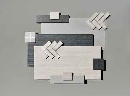 Versatile porcelain tiles for modern interiors