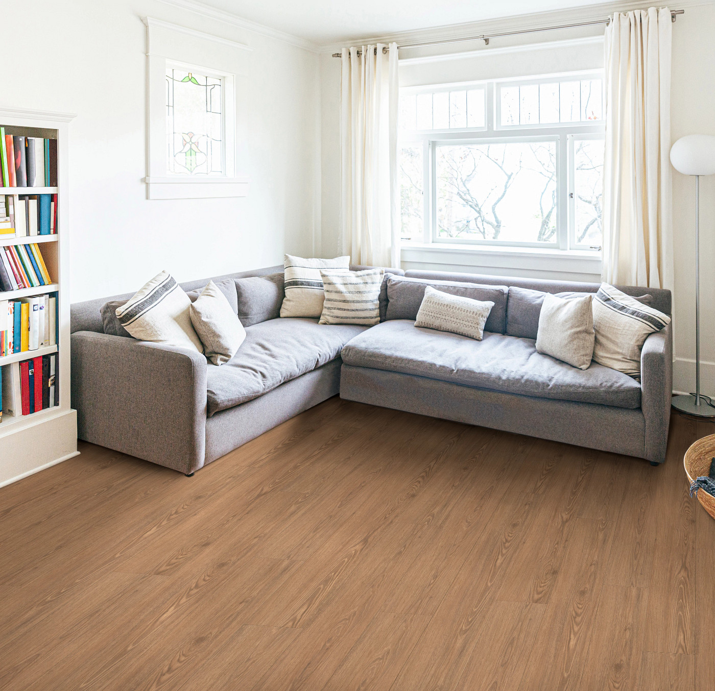 Bramble flooring, shown in a room