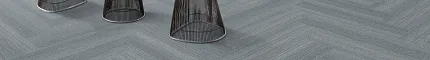 Grey Herringbone Commercial Carpet Tile in Modern Office Space Saturate in Silver