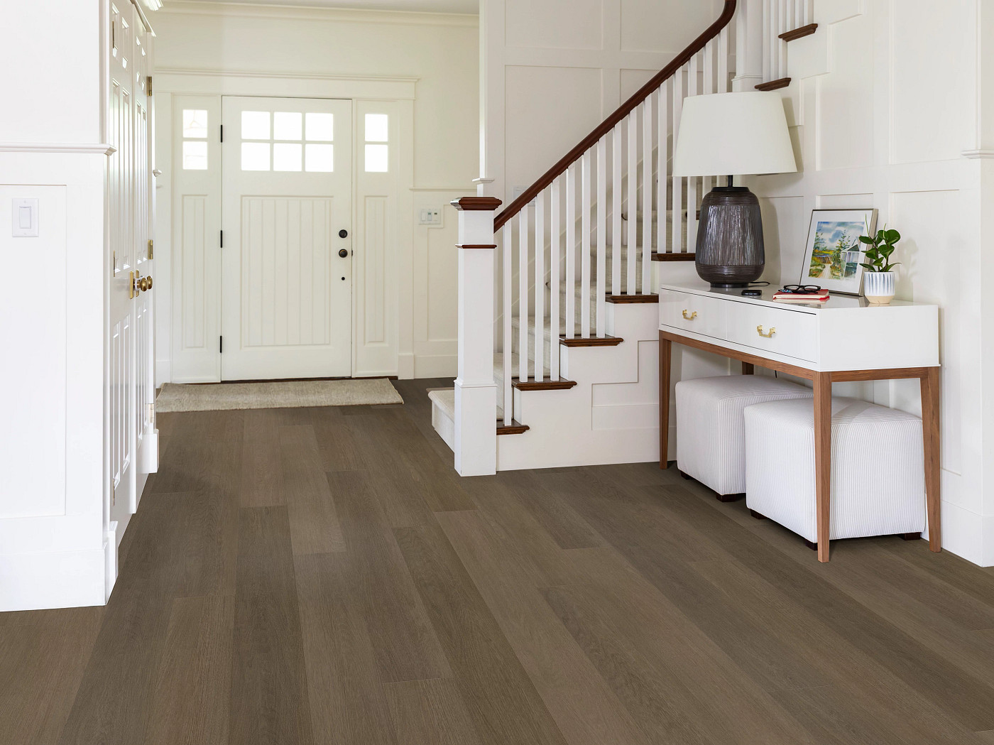 Denali flooring, shown in a room