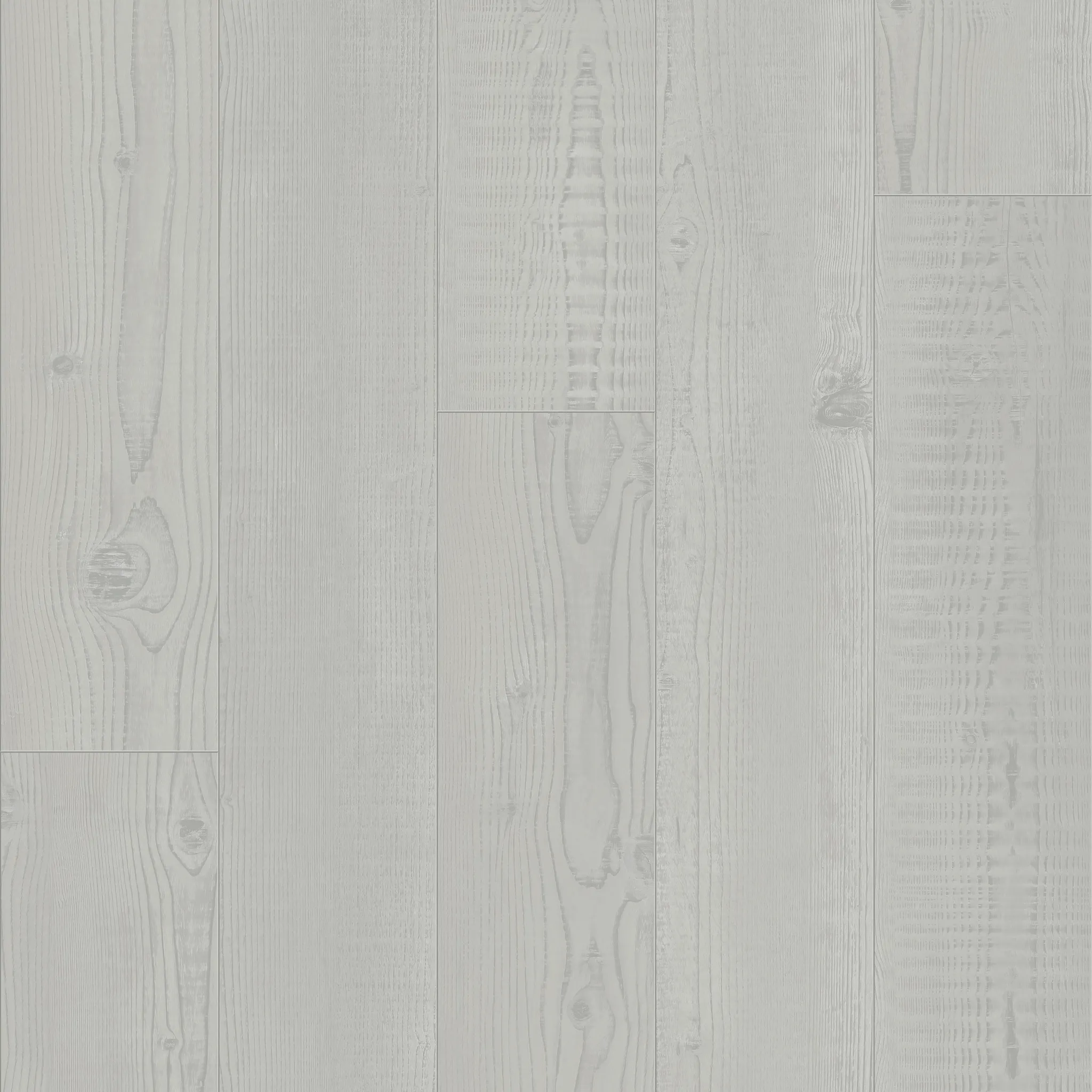 Light gray wood look vinyl flooring with Pro CoreÂ® construction, dimensions 59.84x7.2 inch