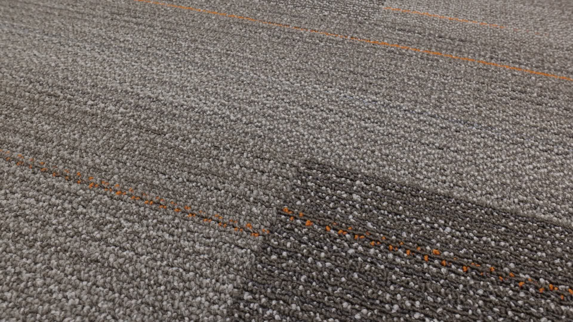 Central Line Tile Earthy Orange Rotation360