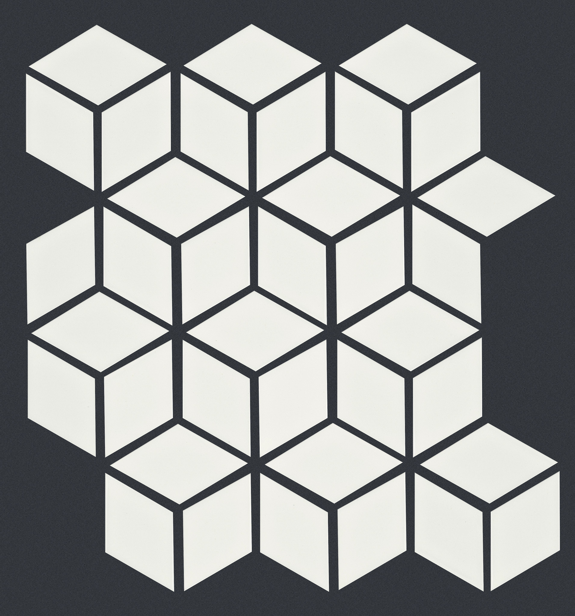 ミントまるページ Inverse Aspect Cube Mosaic - in color Classic Mint | Shaw Floors