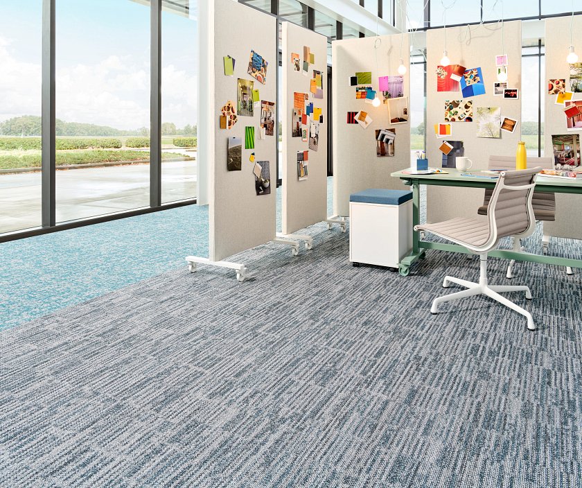 Symbolic Tile Magnetite - LVP flooring Symbolic Tile Magnetite Feature 1
