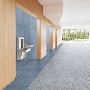 Format 12 X 24 StrideGuard™ Matte Bright White - LVP flooring Format 12 X 24 StrideGuard™ Matte Bright White Feature 1