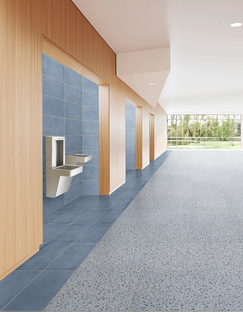 Format 12 X 24 StrideGuard™ Matte Dune - LVP flooring Format 12 X 24 StrideGuard™ Matte Dune Feature 1
