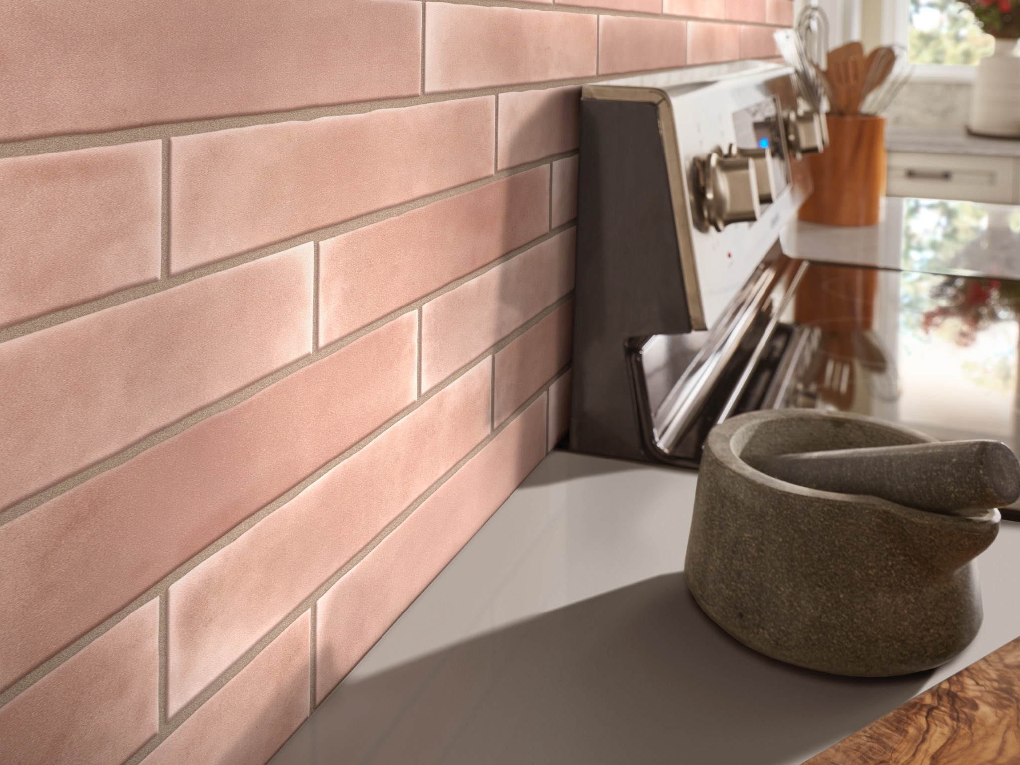 SUNSET GLOW 2.5X16 POSITANO PINK ROOM