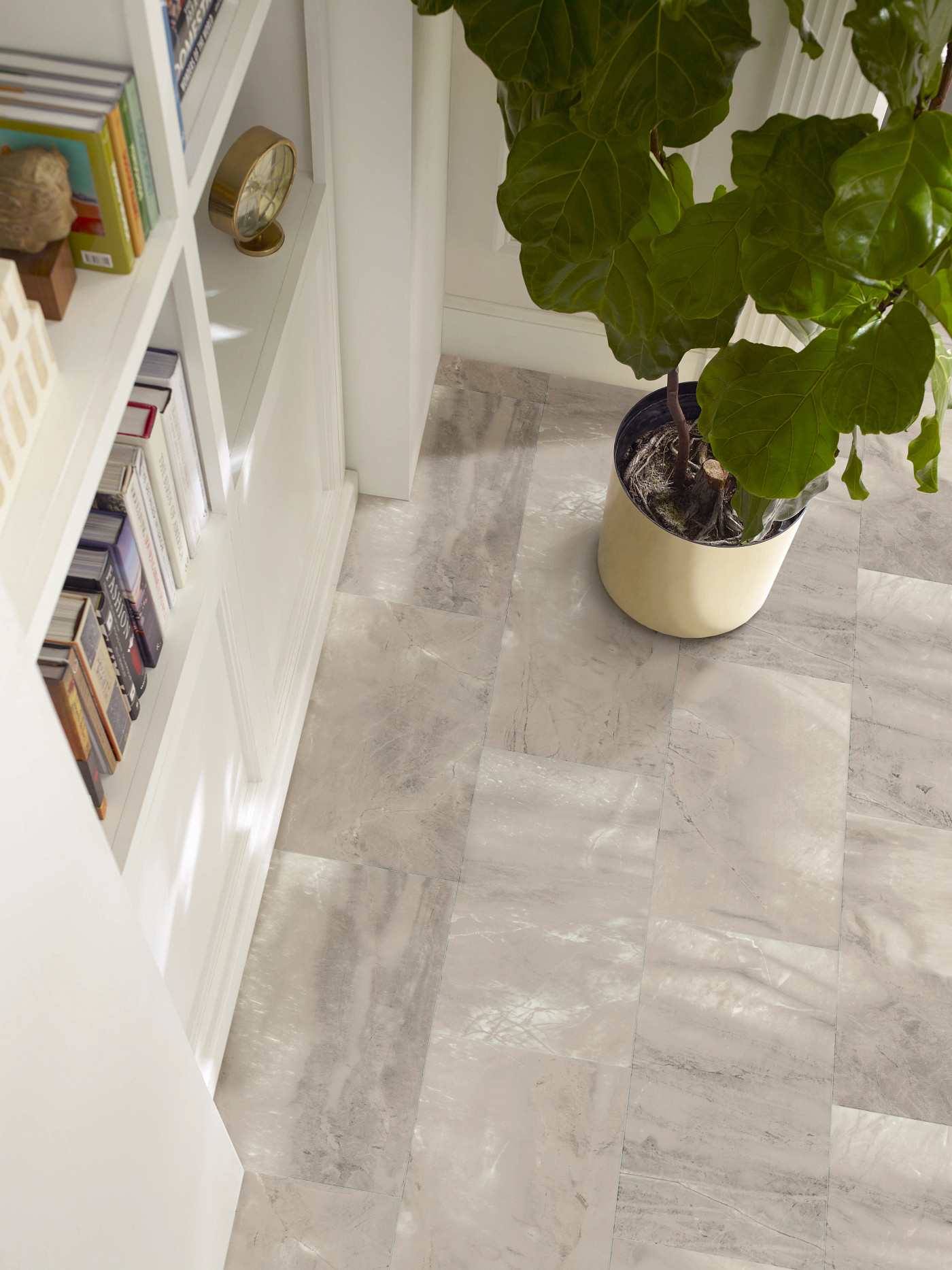 Nova flooring, shown in a room
