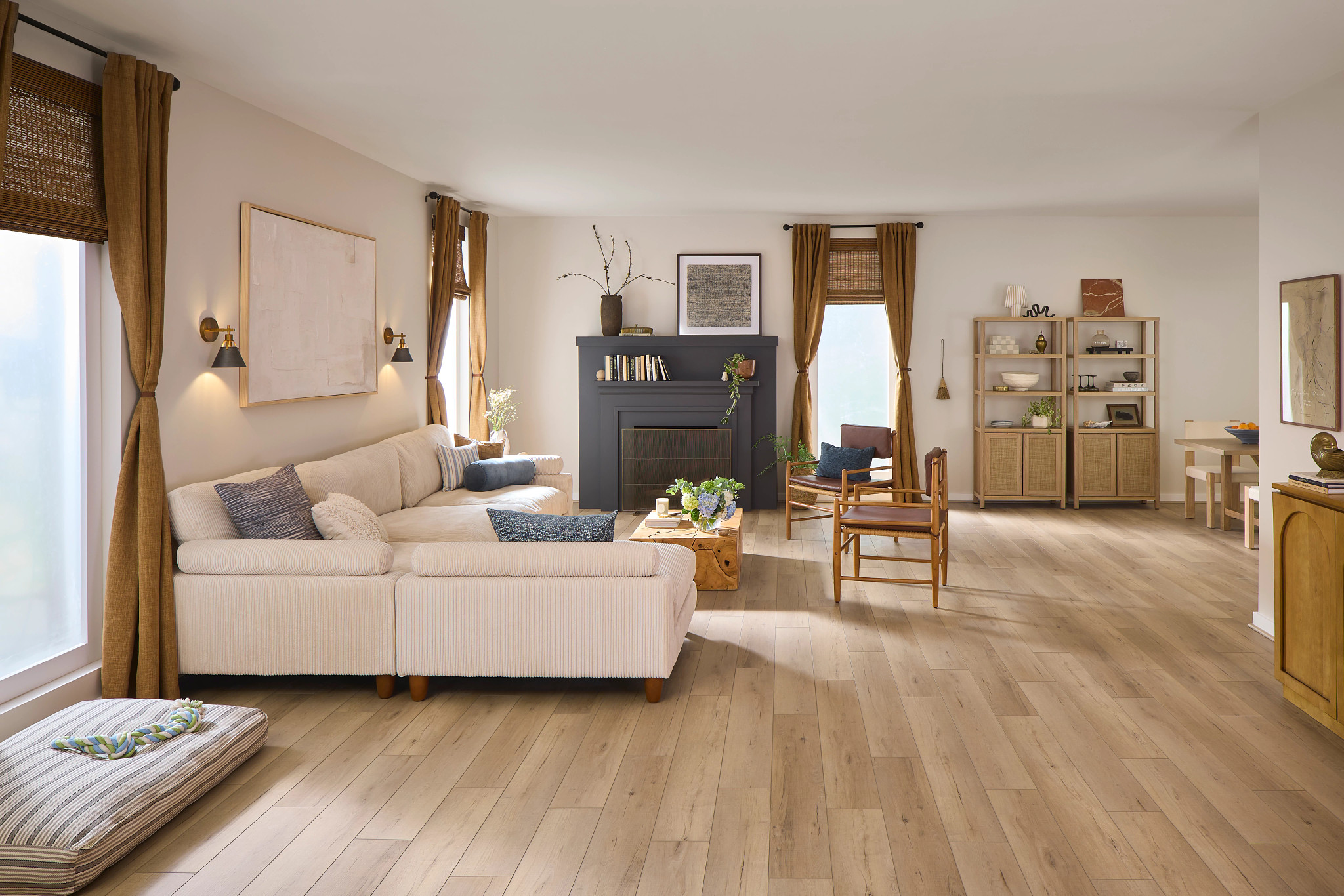 Calypso Oak LVP Vinyl Flooring — 100 Waterproof COREtec Floors