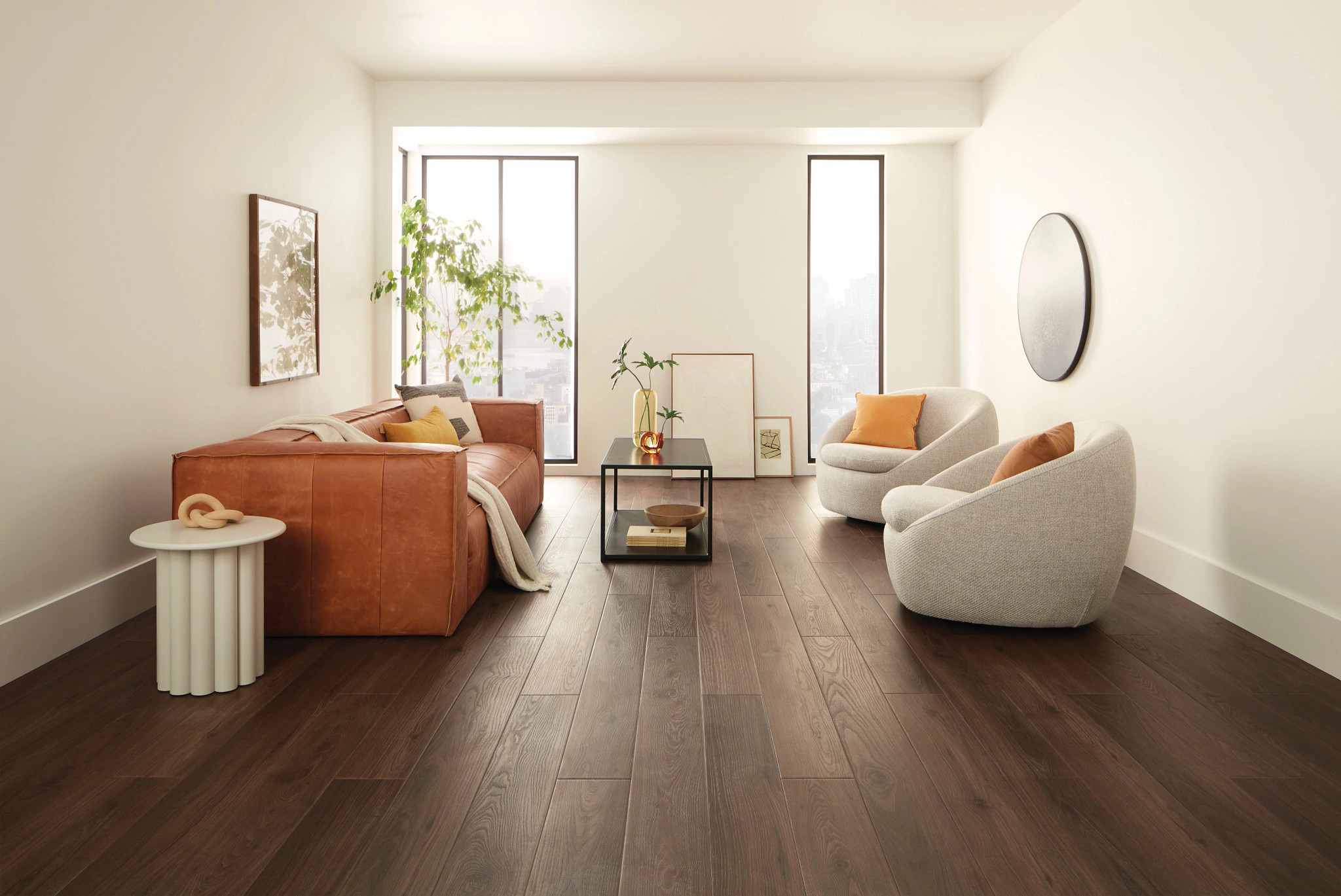 COREtec Premium Tyro Walnut Vv735-03018 EVP Vinyl Flooring: Waterproof ...