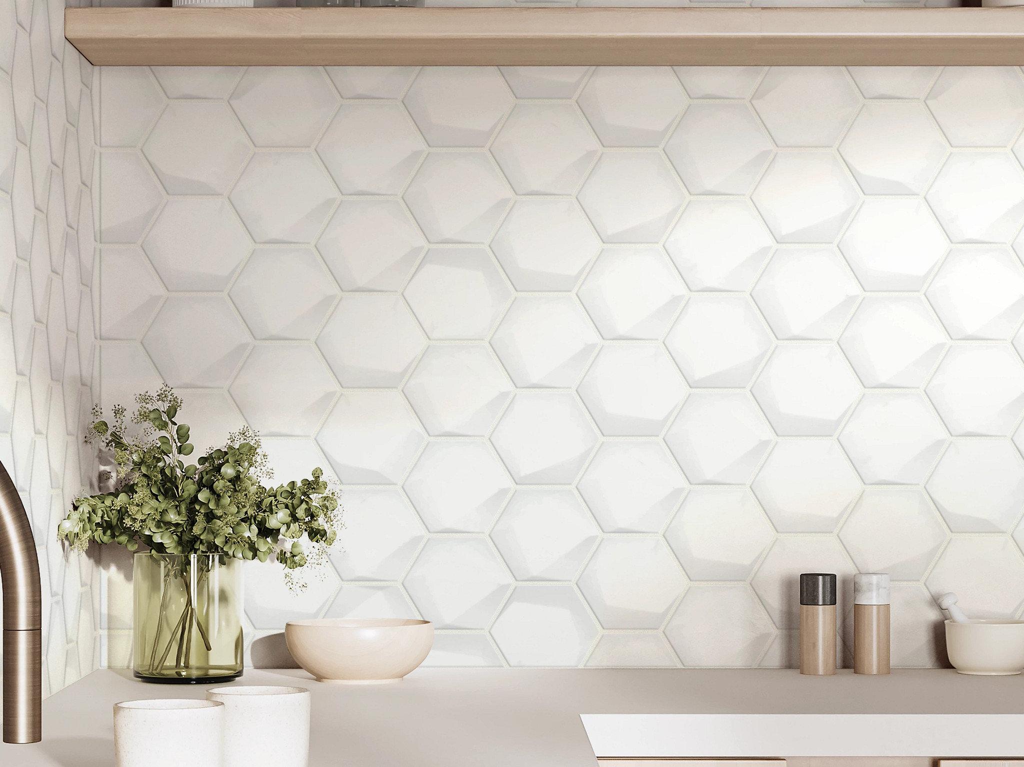 TETRA 3D HEX PEARL ROOM