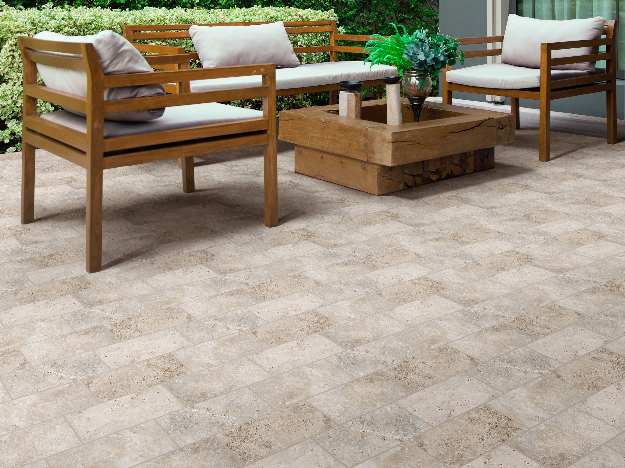 BASANITE LEGACY 8X16 SLIP-RESISTANT WALNUT ROOM