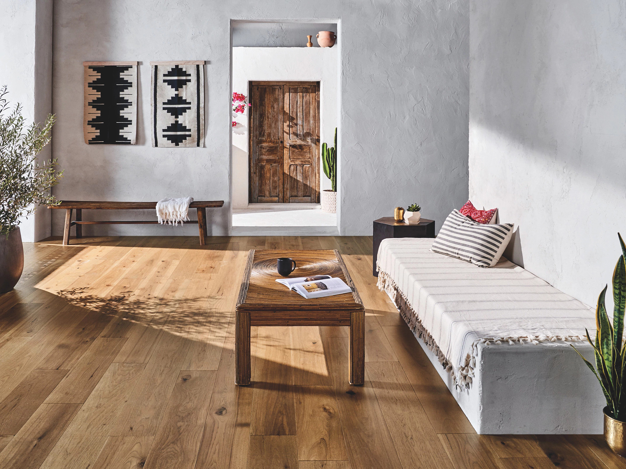 Imperial Pecan FLAXEN ROOM in room