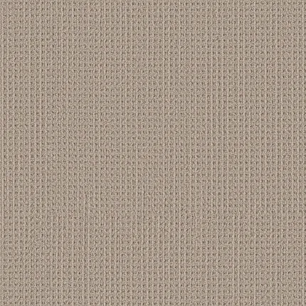 Beige Textured Carpet Swatch - Subtle Grid Pattern Flooring Beige textured carpet swatch with a subtle grid pattern