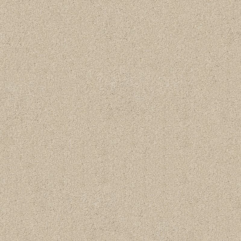 Sweet Inspiration I broadloom carpet in Khaki color, textured cut pile, 12ft width, 100% nylon material