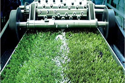 High-quality synthetic grass production technology Artificial turf manufacturing process with machinery