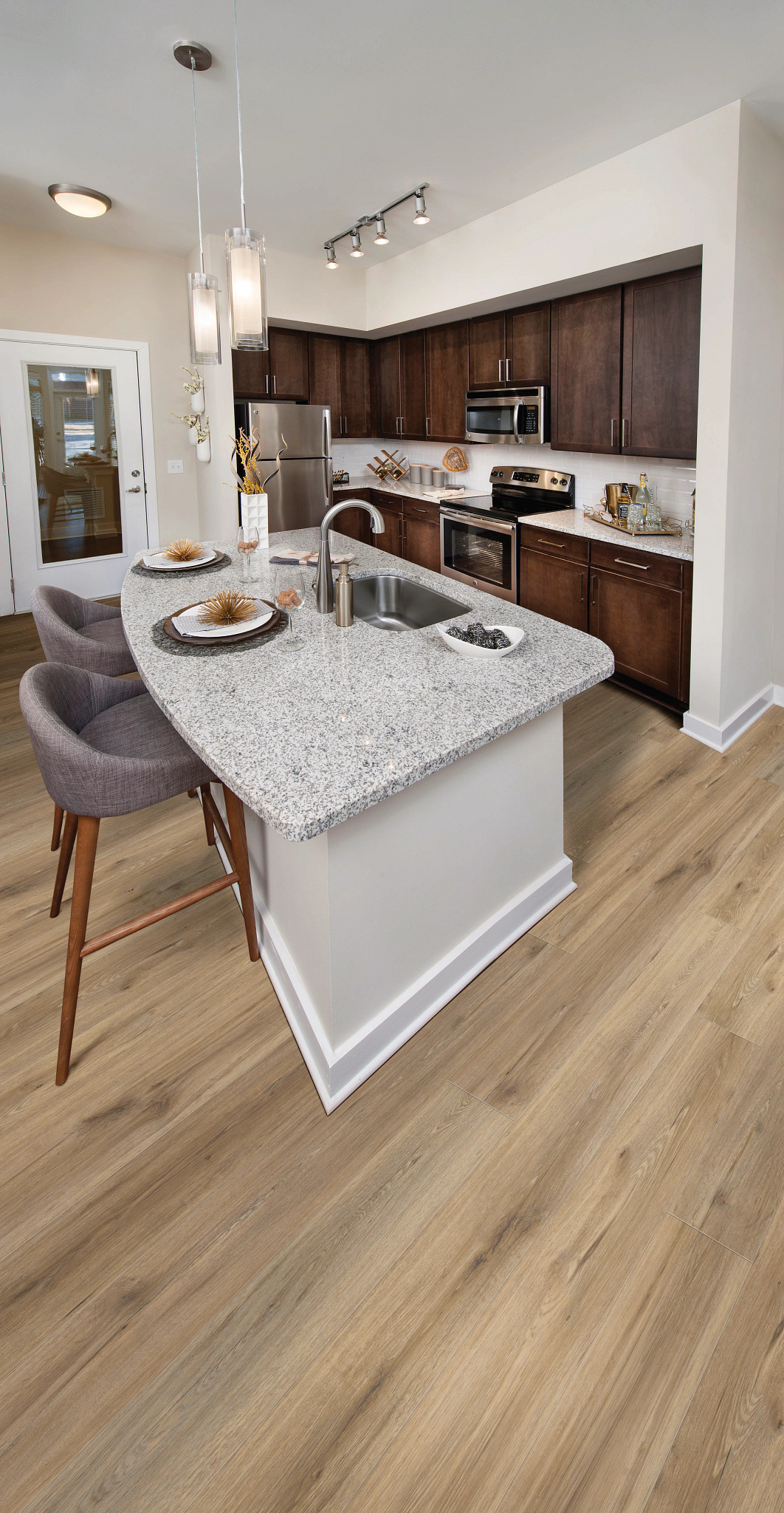 Wild Dunes flooring, shown in a room