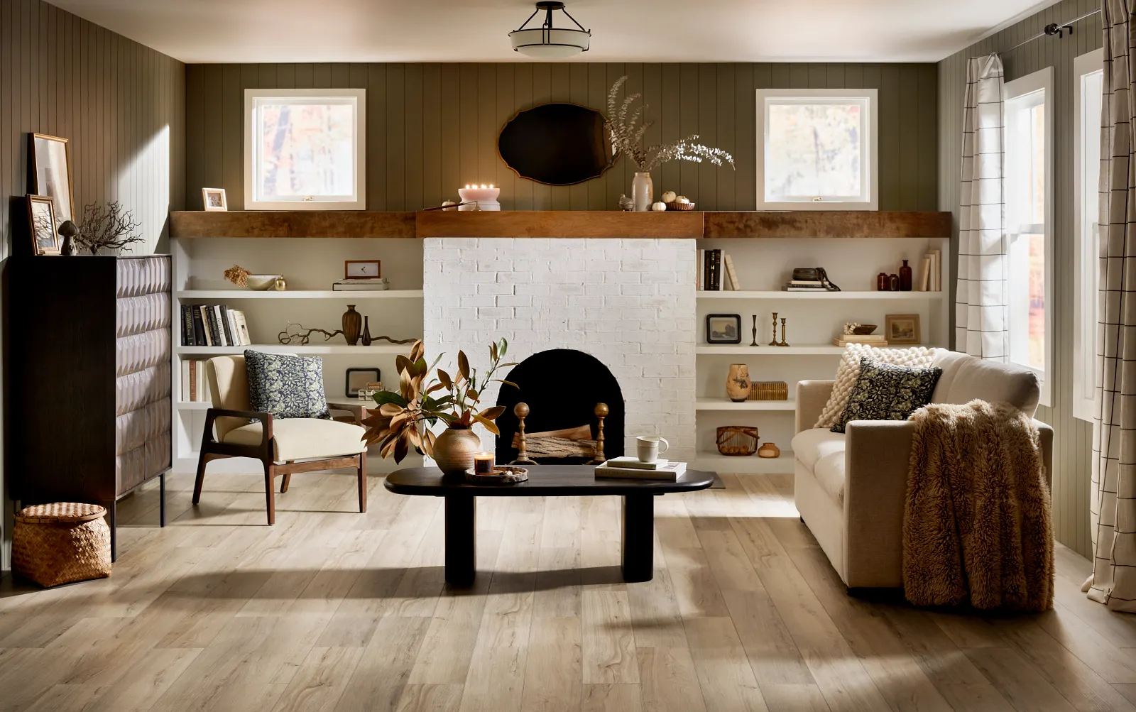 Regular Vinyl flooring room scene