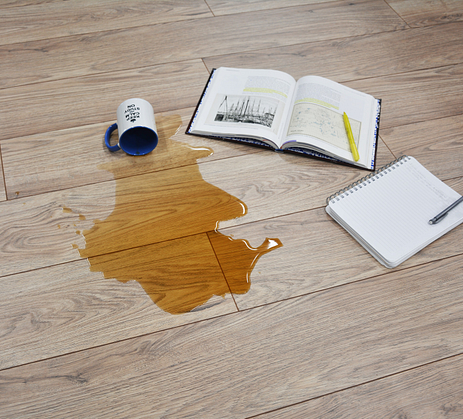 Coffee Spill on Repel Laminate
