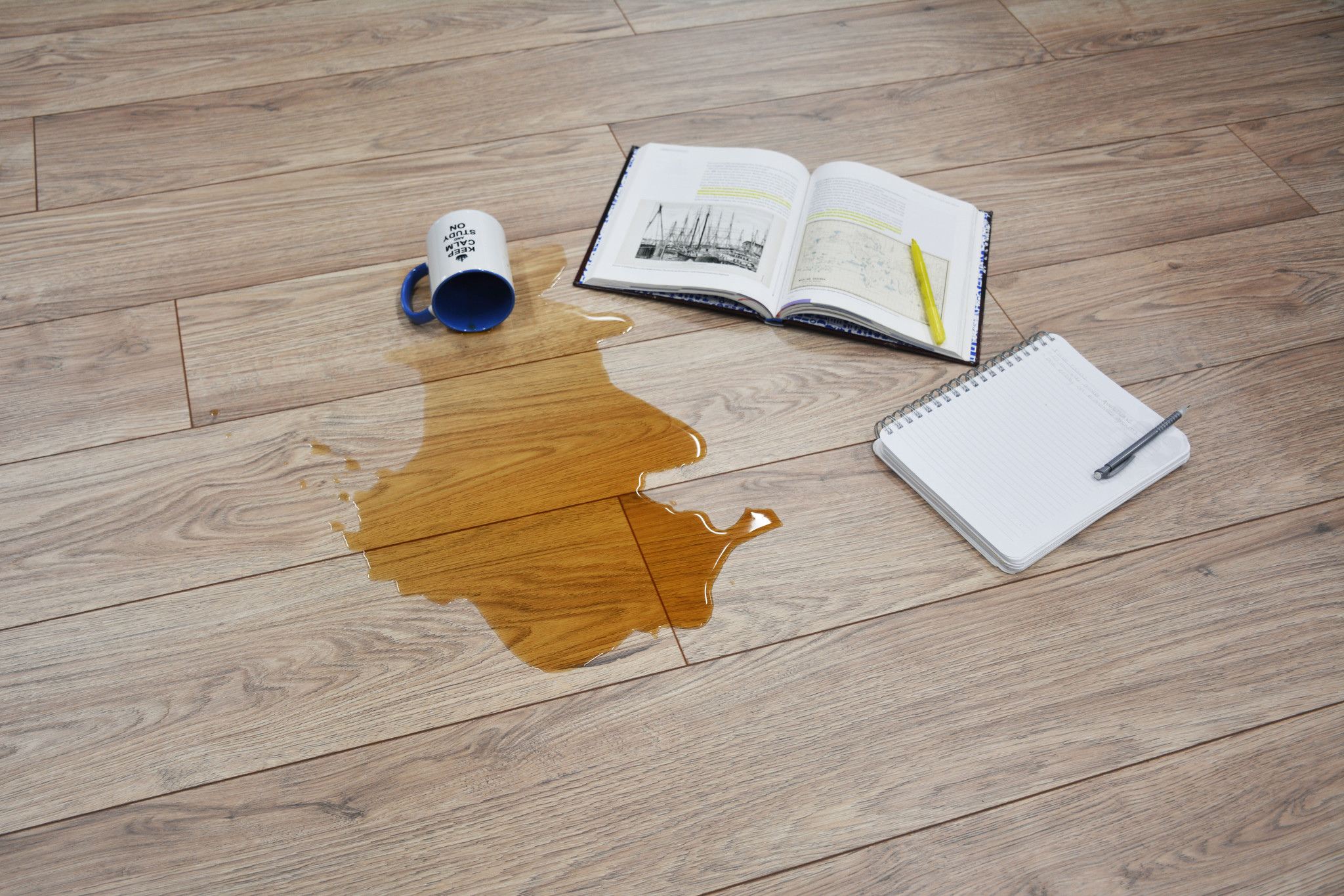 Coffee Spill on Repel Laminate