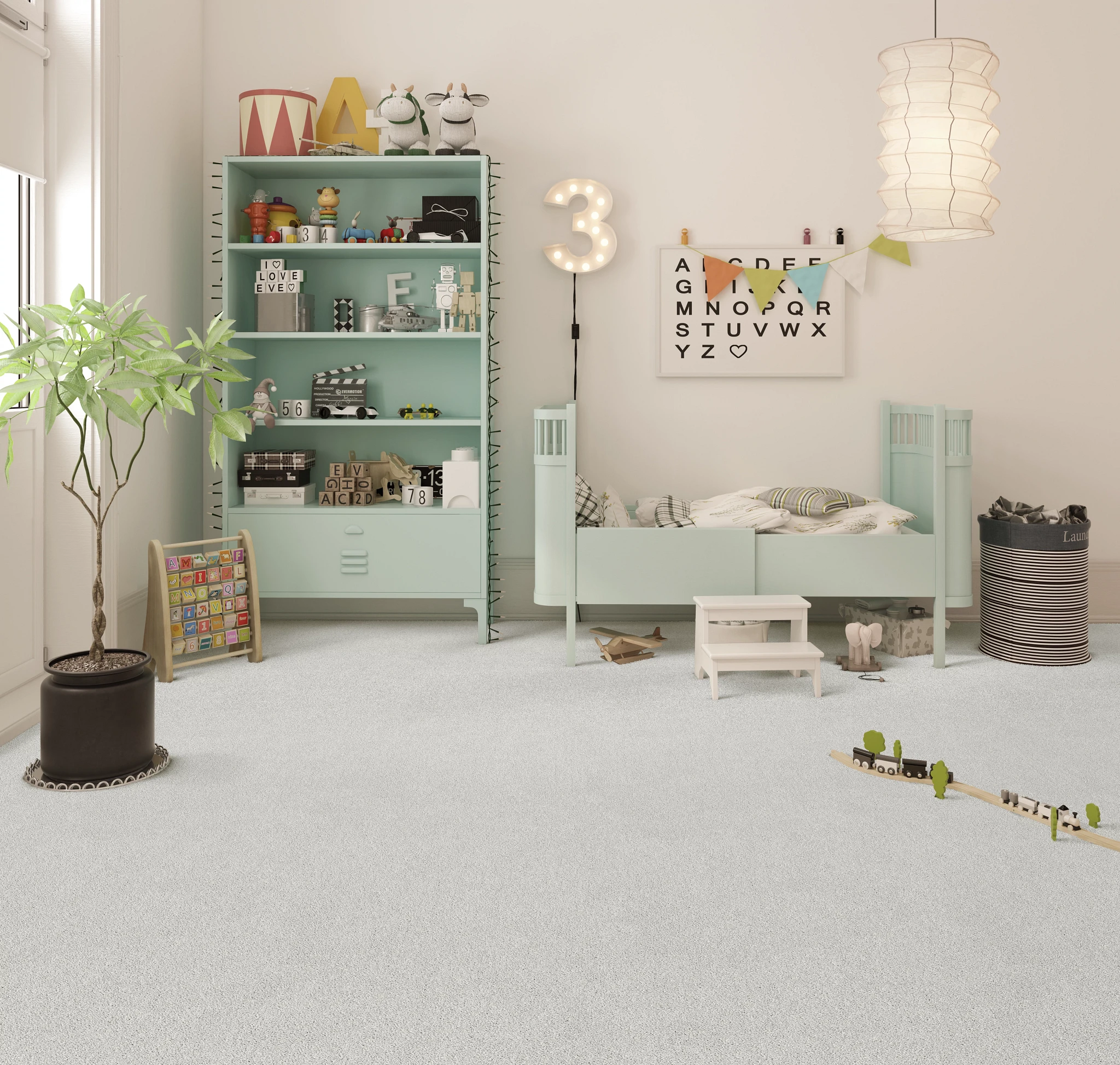 Light carpet in a nursery, Arcadian Shores HFN83 00500