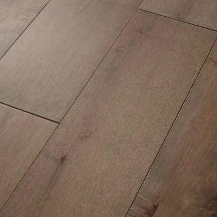 Durable brown hardwood flooring for everyday comfort and easy maintenance Brown hardwood flooring with natural grain pattern