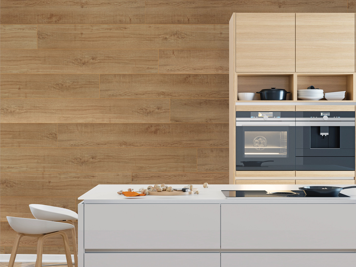 Waddington Oak flooring, shown in a room