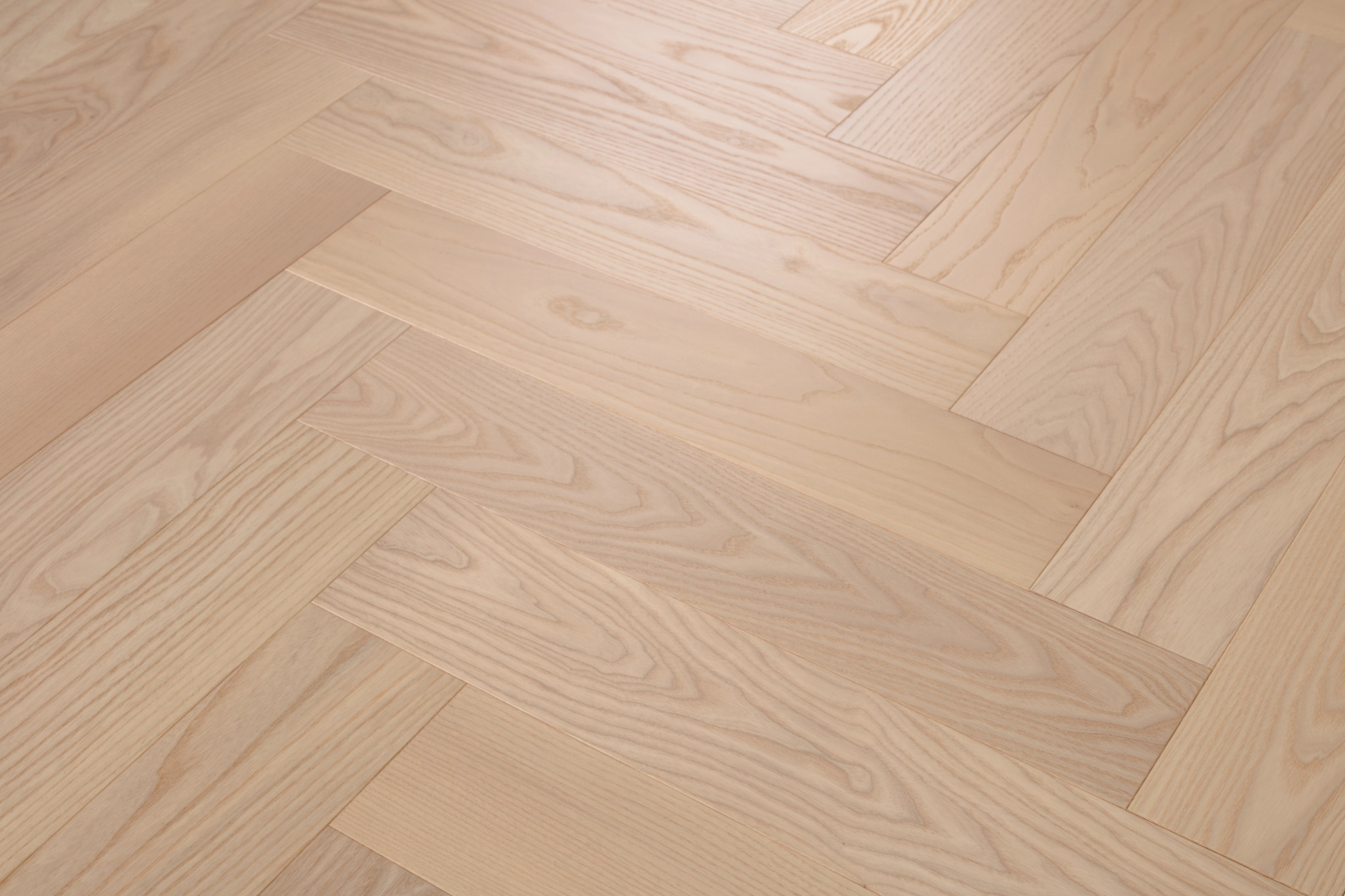 EUROPEAN ASH HERRINGBONE PLAZA ANGLED