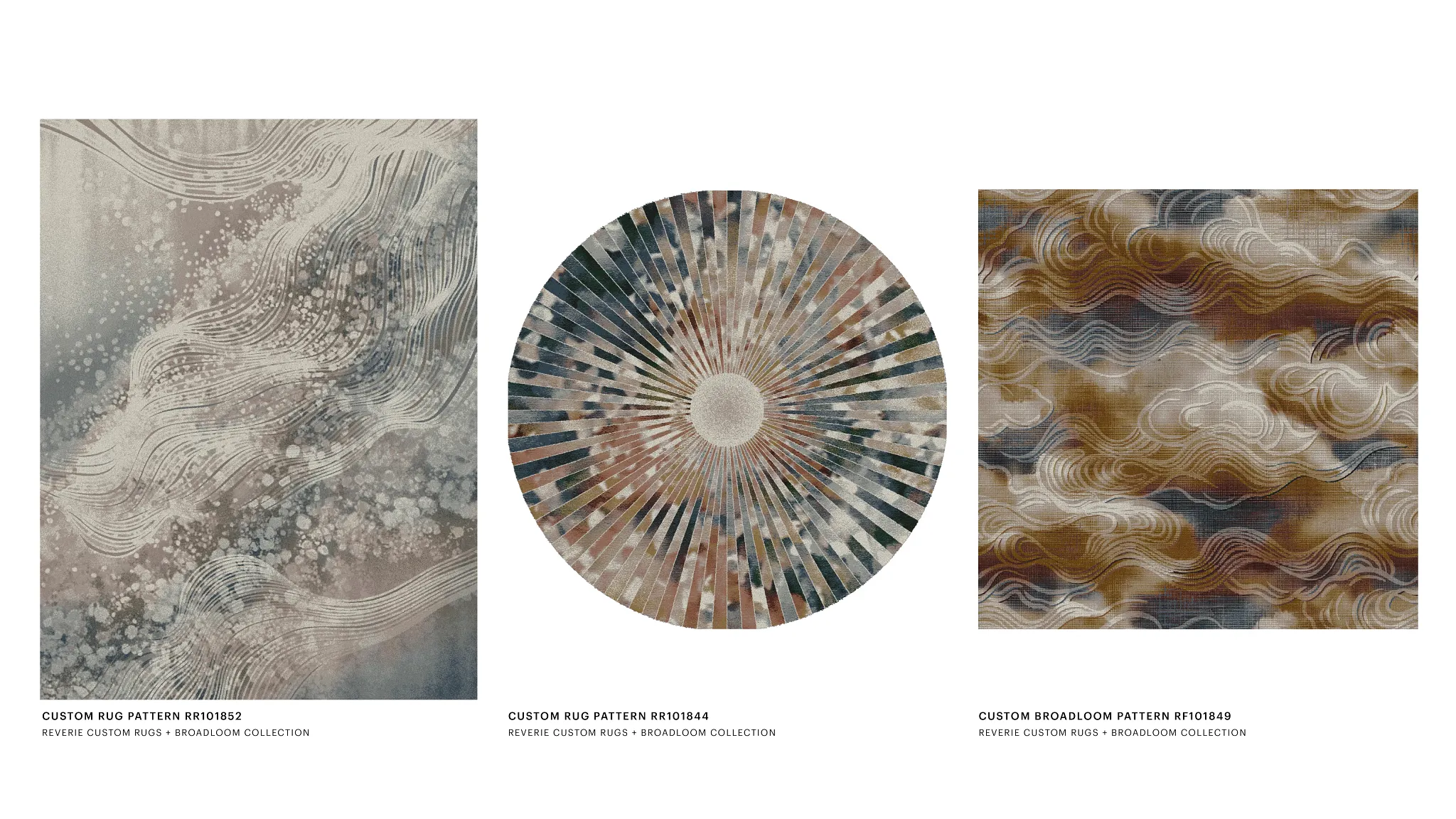 Beige, gray, and brown carpet tile patterns 