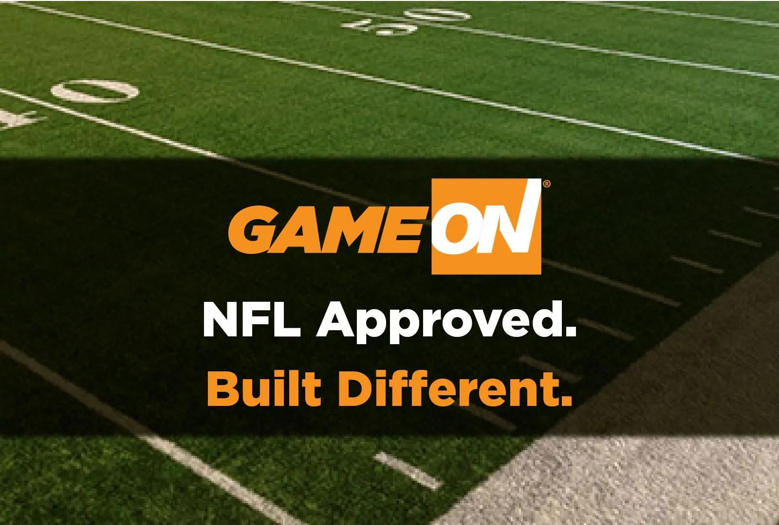 NFL approved artificial turf on football field