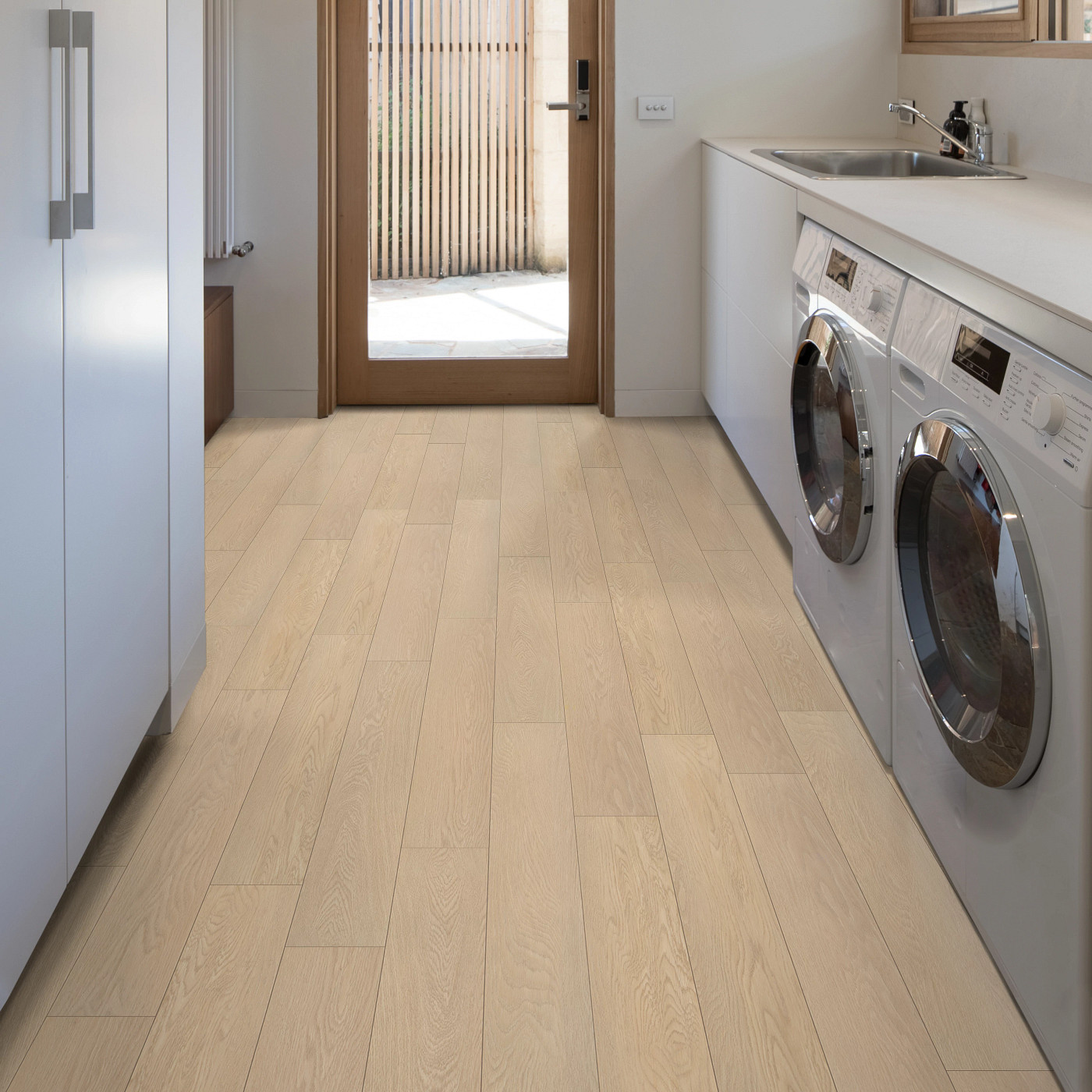 Oceanfront flooring, shown in a room
